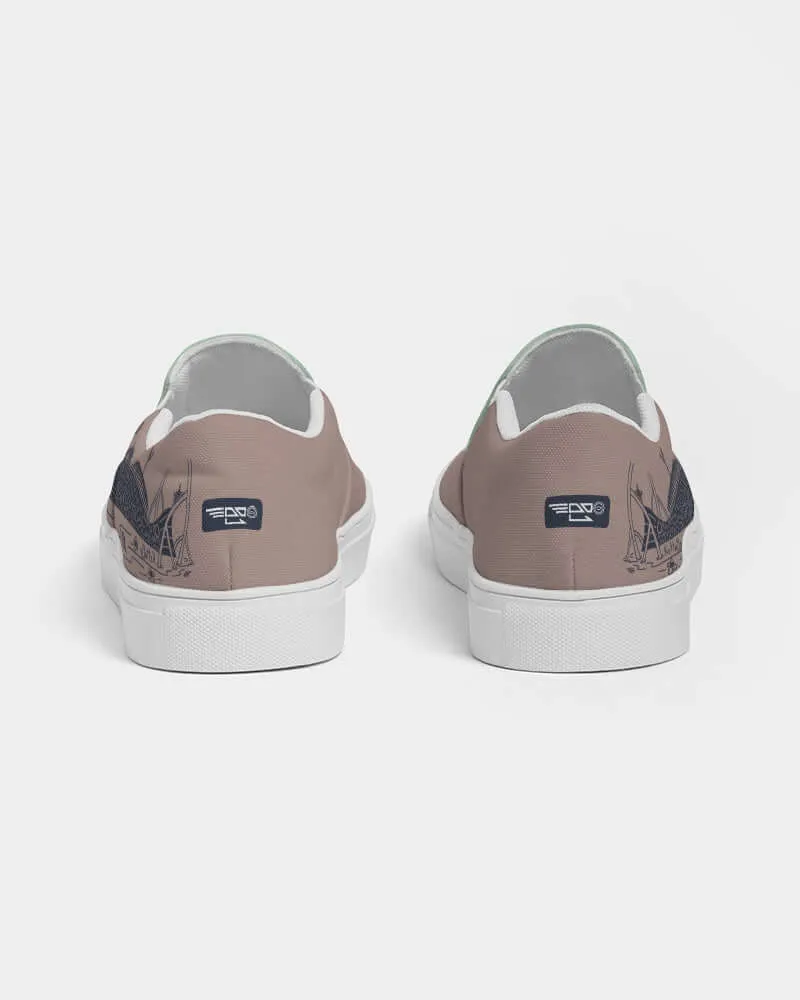 (ARTIST ORIGINAL) Womens Kettafly Lowrider Redfish Slip-On Canvas Shoe