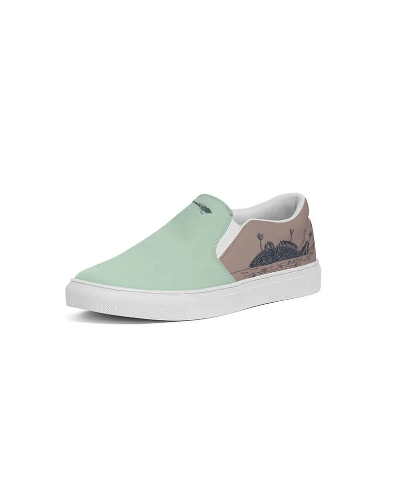 (ARTIST ORIGINAL) Womens Kettafly Lowrider Redfish Slip-On Canvas Shoe