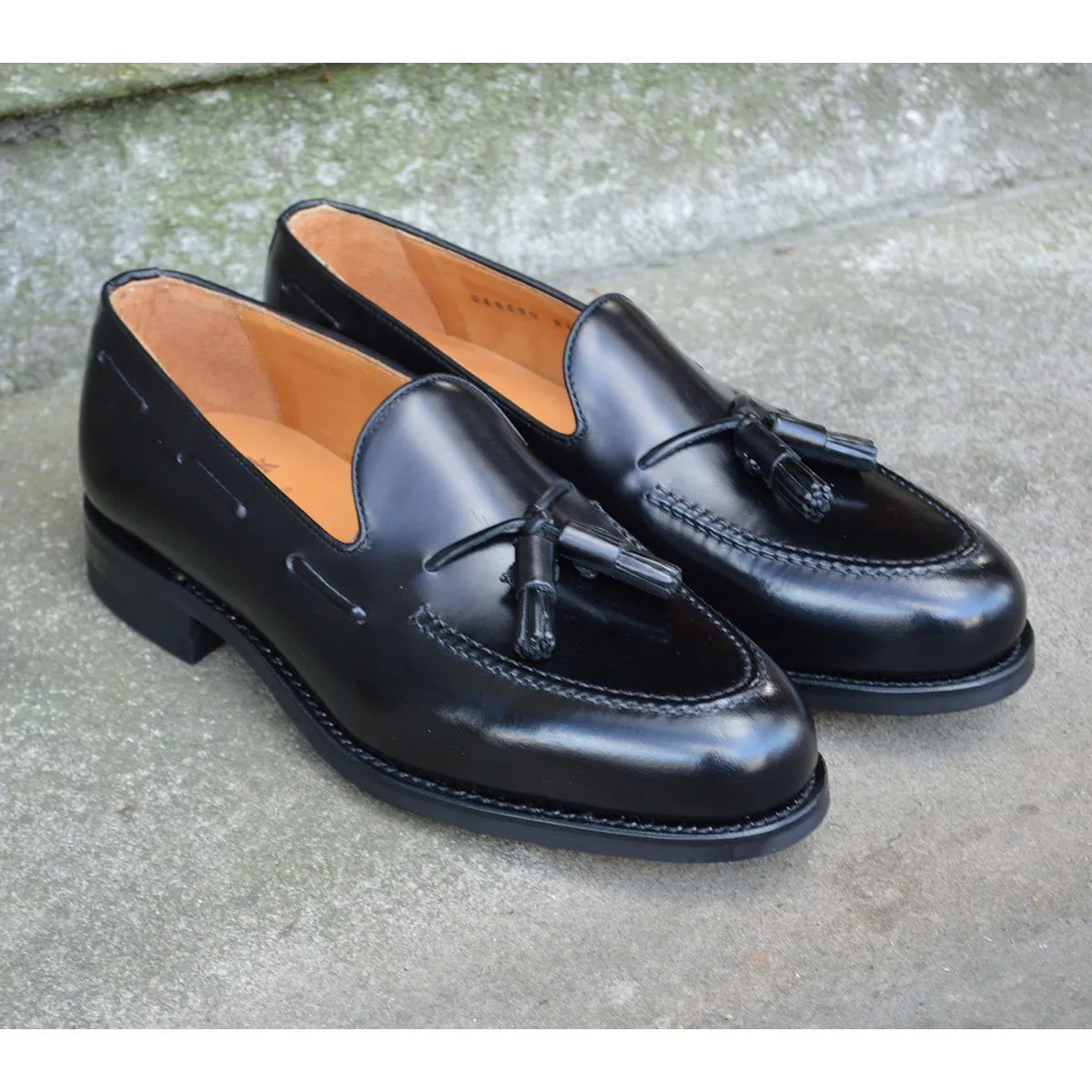 Berwick 1707 Tasselled Slip On (8491) Hi Shine (Dainite)