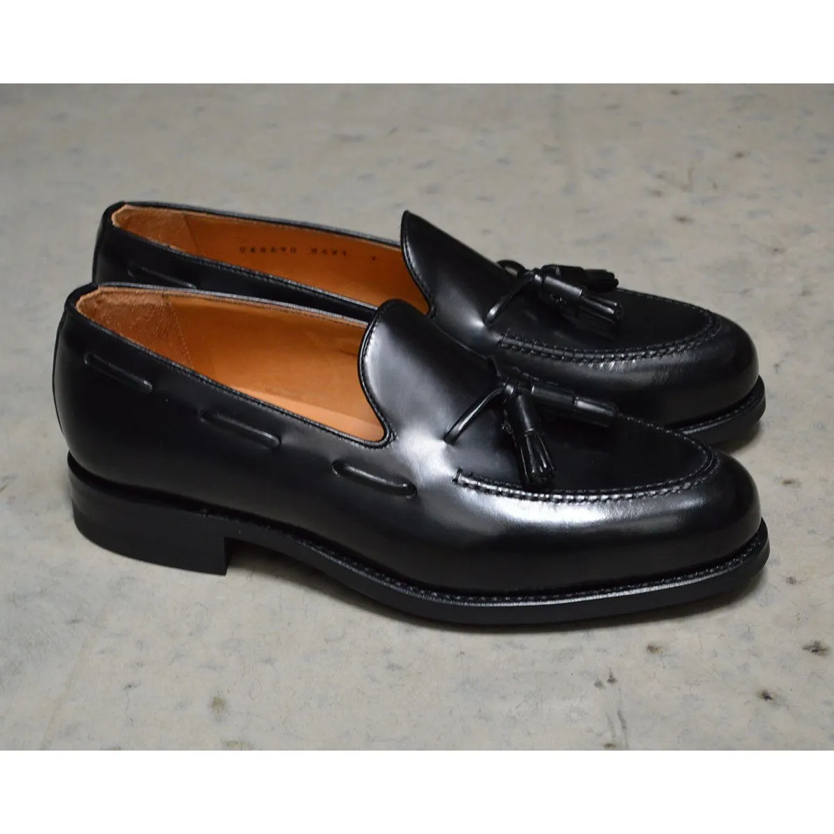 Berwick 1707 Tasselled Slip On (8491) Hi Shine (Dainite)