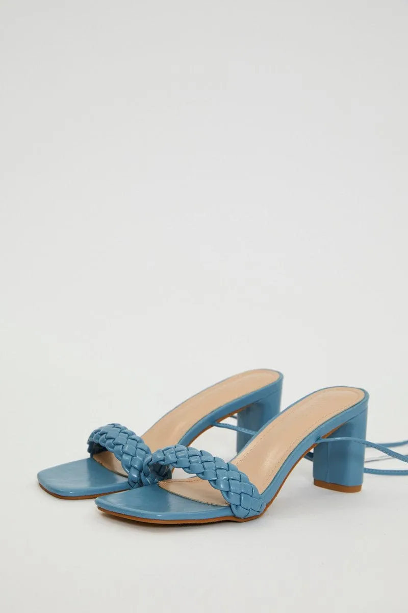 Blue Strap Heels