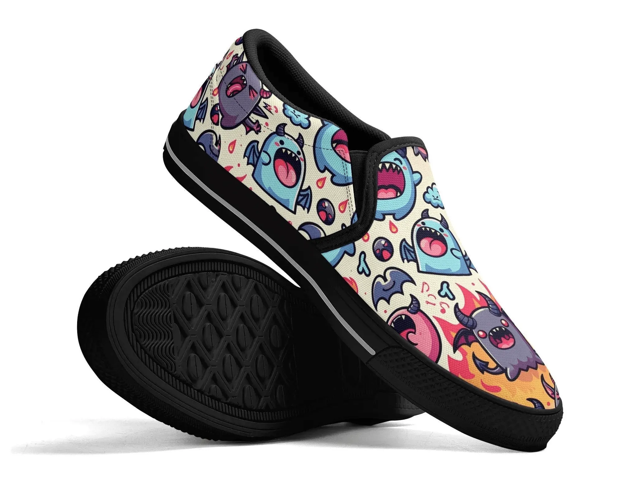 Bubble Demons Slip Ons