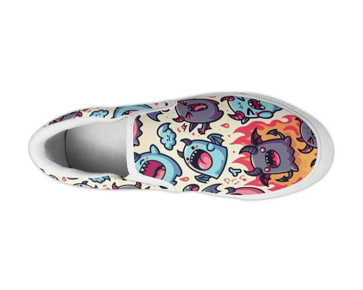 Bubble Demons Slip Ons