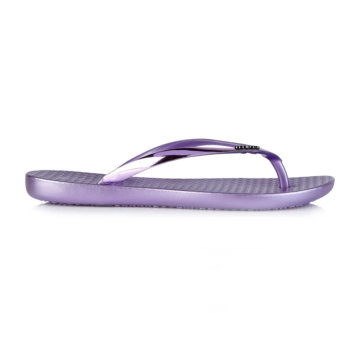 Coloko Dahlia Chrome Metallic Ergonomic Footbed Flip-Flops (Rose Silver Gold Pewter Green or Purple!)