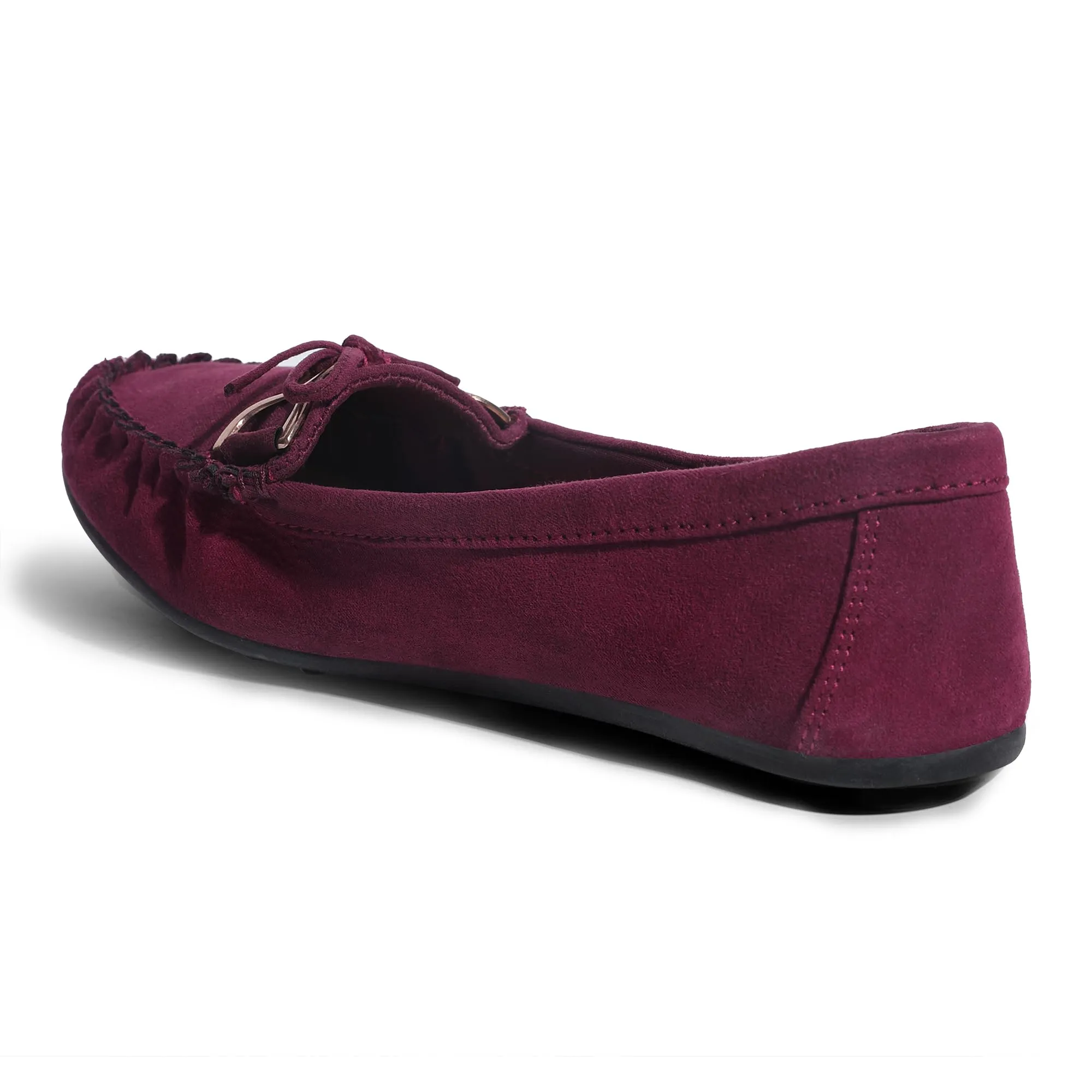Comfortable Bowknot Driving Loafers Women's Slip On Flats for Casual Walking, Penny Style, Soft Upper, Breathable Insole, Anti-Slip Outsole, Easy to Wear