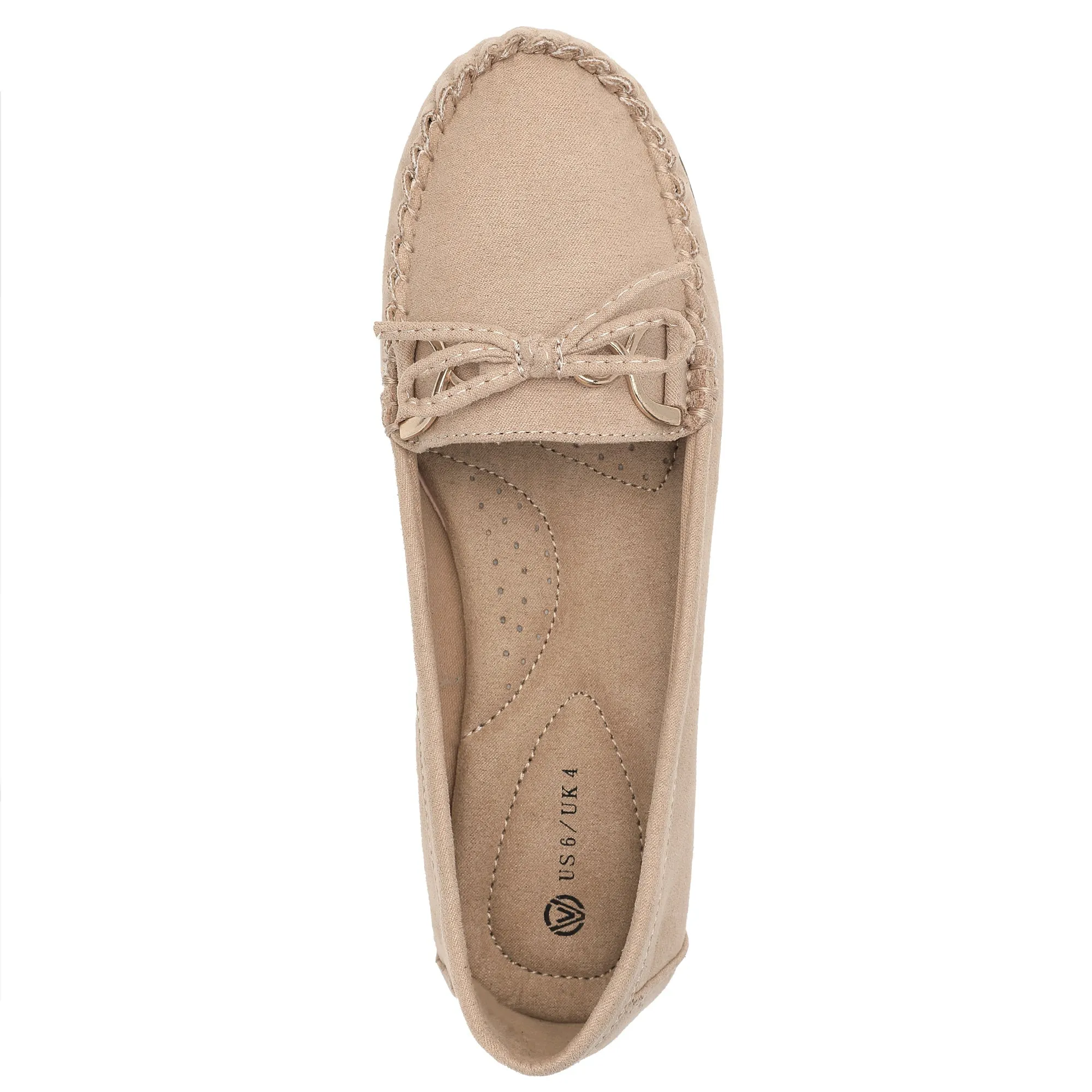 Comfortable Bowknot Driving Loafers Women's Slip On Flats for Casual Walking, Penny Style, Soft Upper, Breathable Insole, Anti-Slip Outsole, Easy to Wear