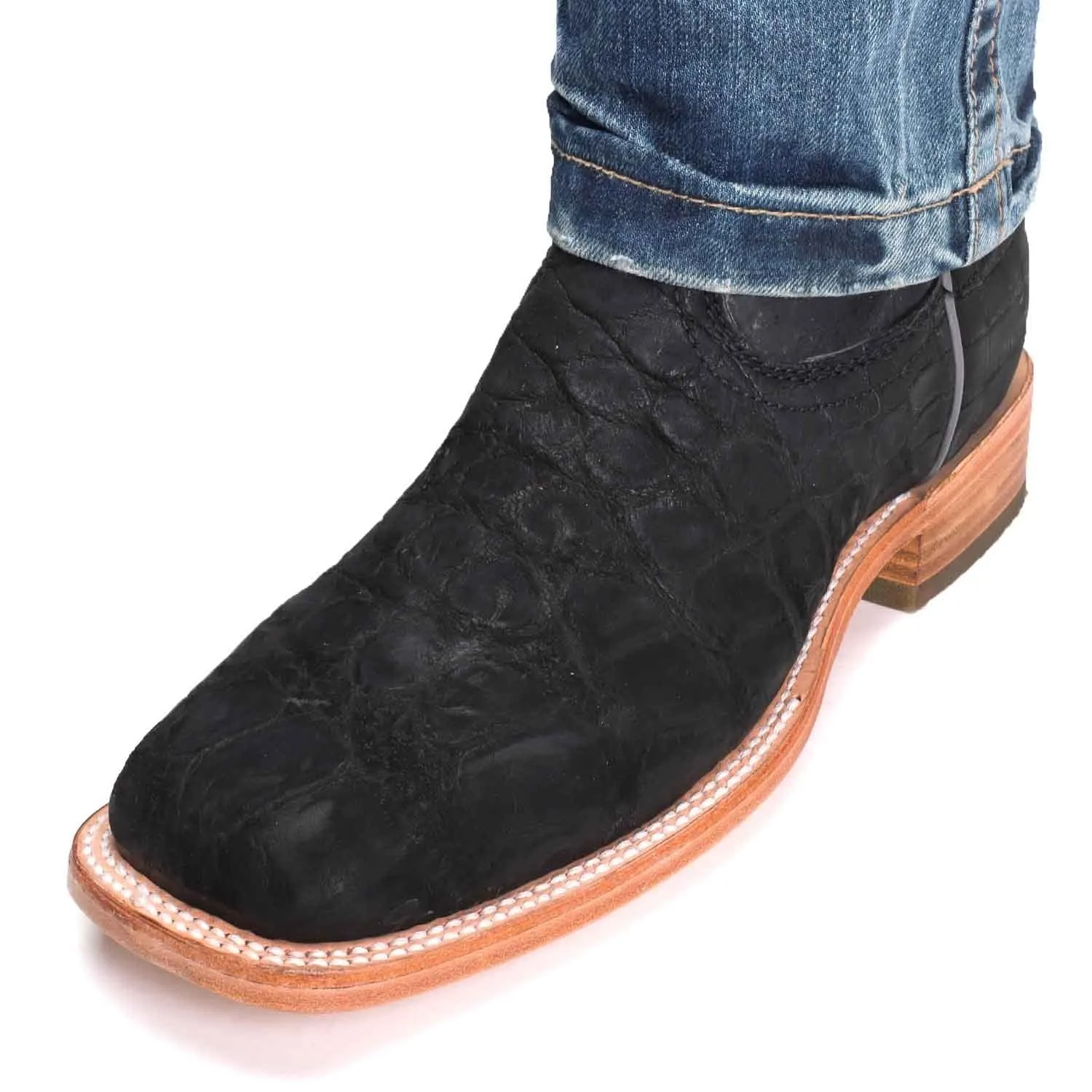 Corral Men's Matte Black Alligator Exotic Western Boots A4221