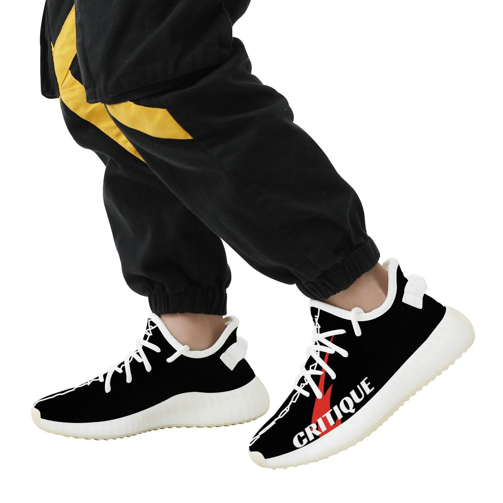 Critique Mesh Knit Sneaker - White