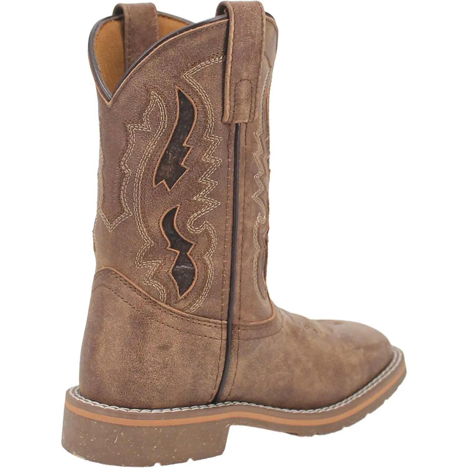 Dan Post Youth Unisex Marty Tan Leather Cowboy Boots