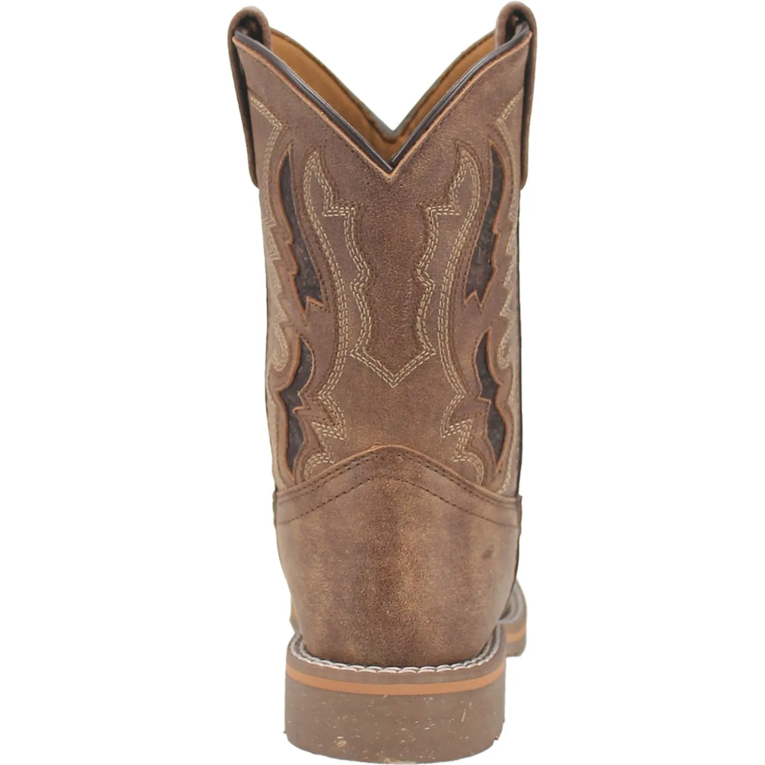 Dan Post Youth Unisex Marty Tan Leather Cowboy Boots