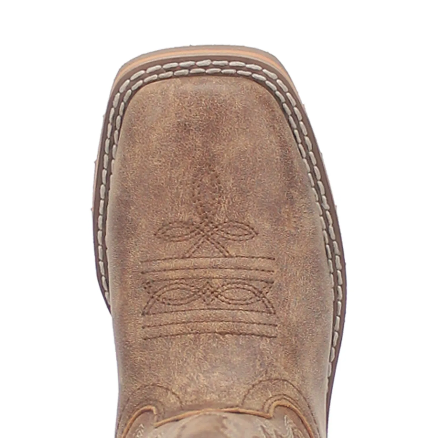 Dan Post Youth Unisex Marty Tan Leather Cowboy Boots