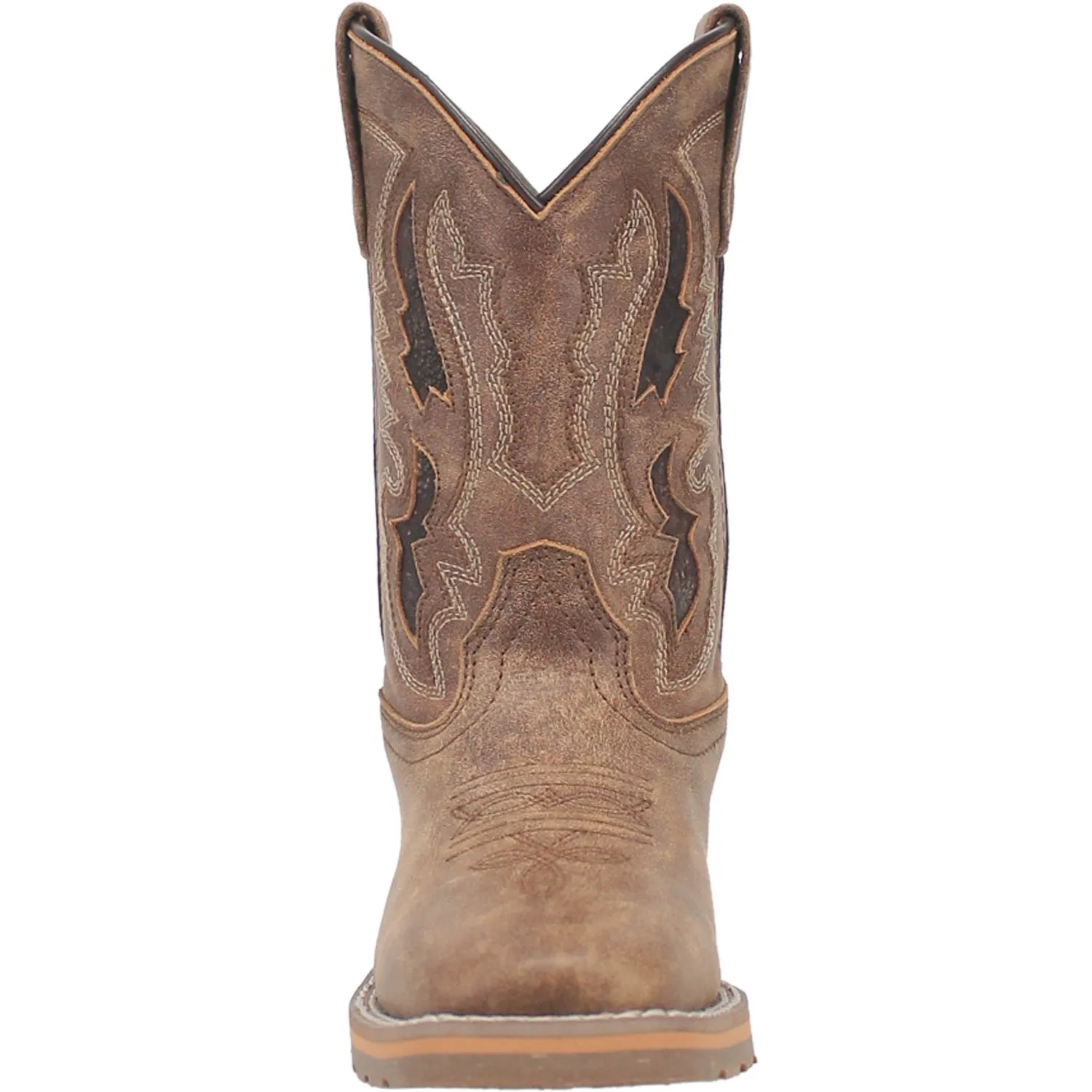 Dan Post Youth Unisex Marty Tan Leather Cowboy Boots