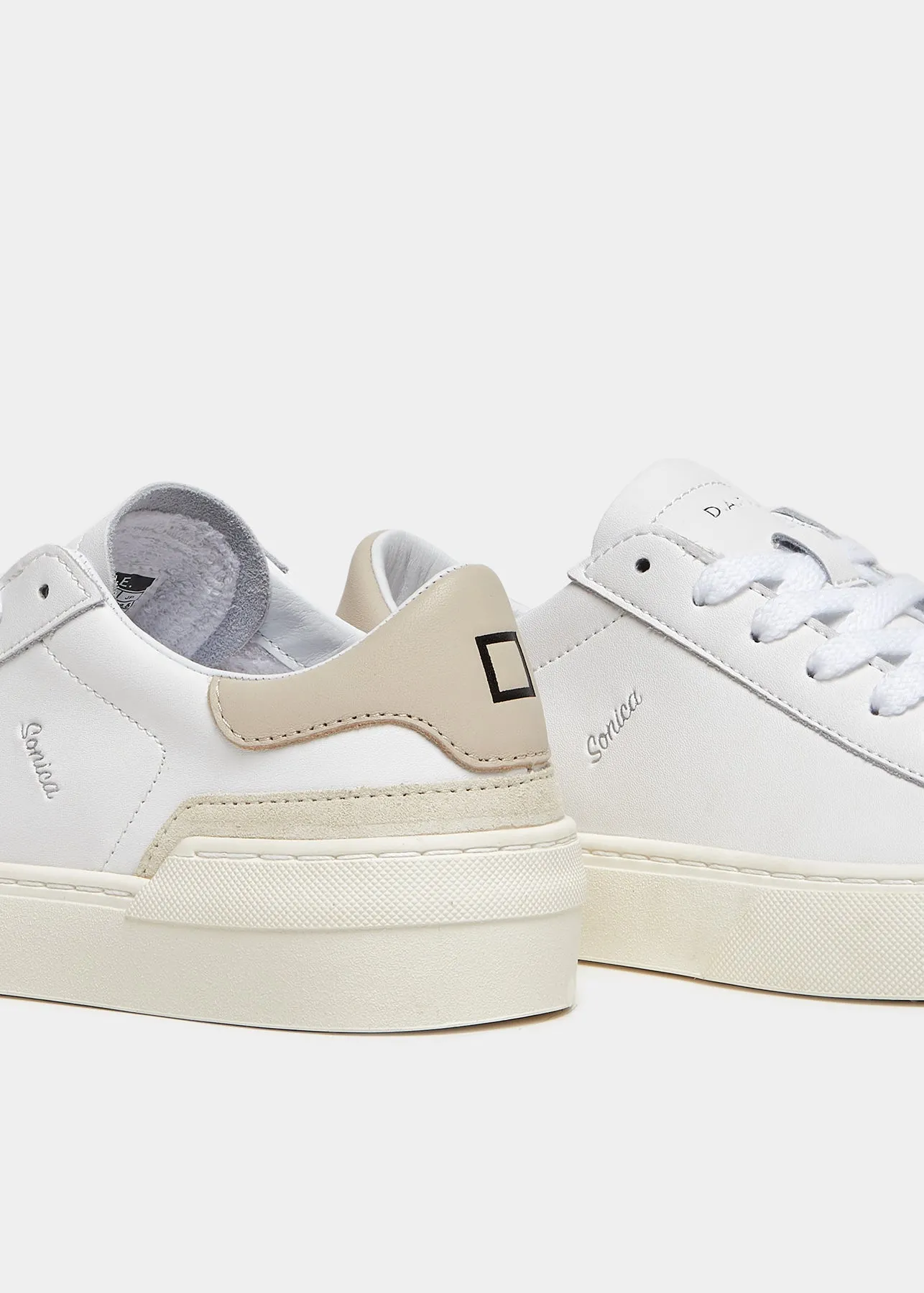 DATE Sonica Trainers White/Beige
