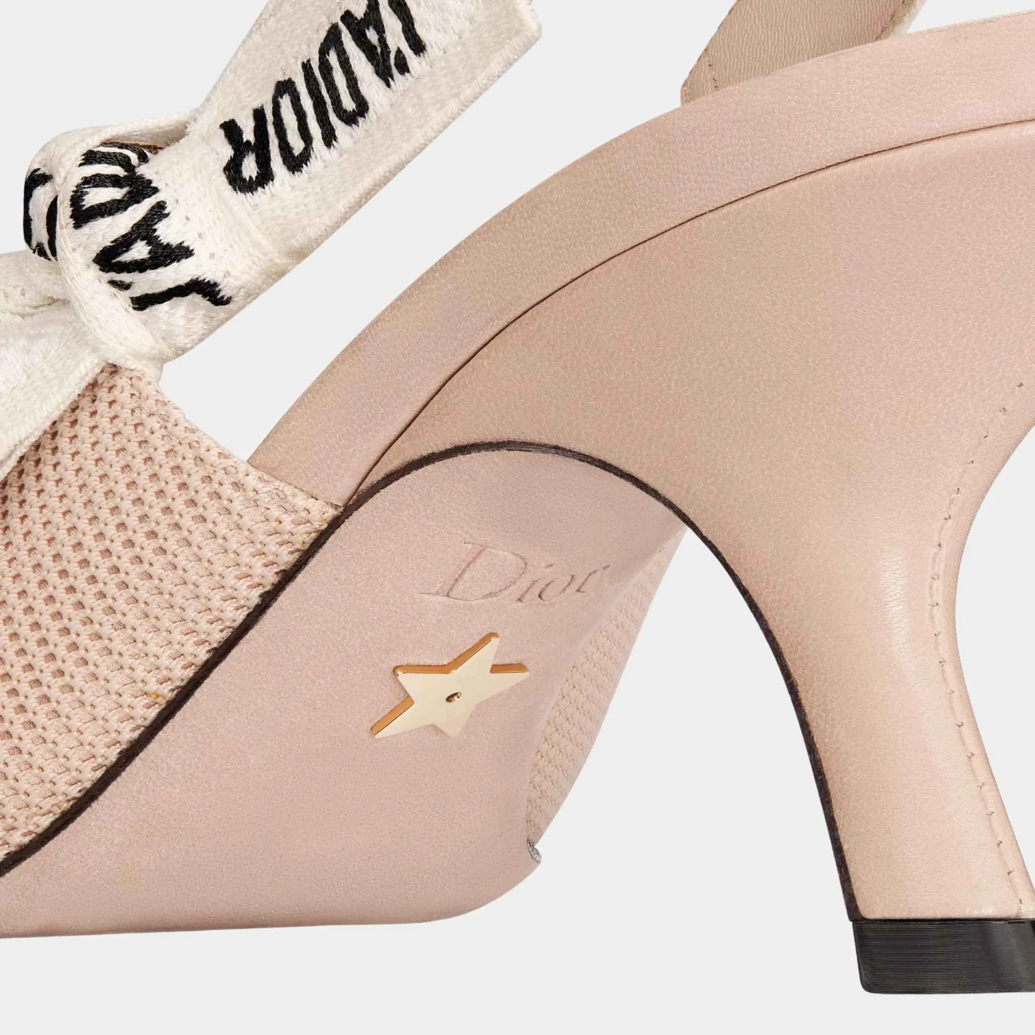 Dior JAdior Slingback Pump Nude Technical Fabric 6.5 cm Heel