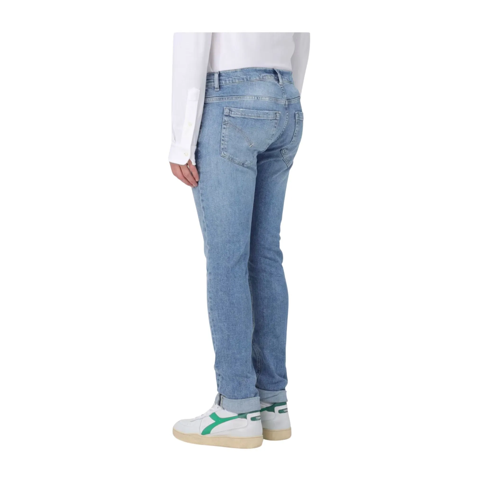 Jeans Uomo skinny lavaggio chiaro