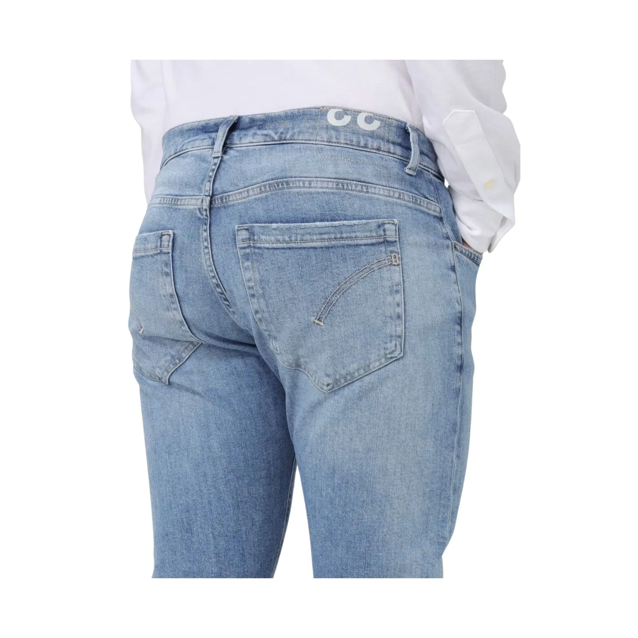 Jeans Uomo skinny lavaggio chiaro