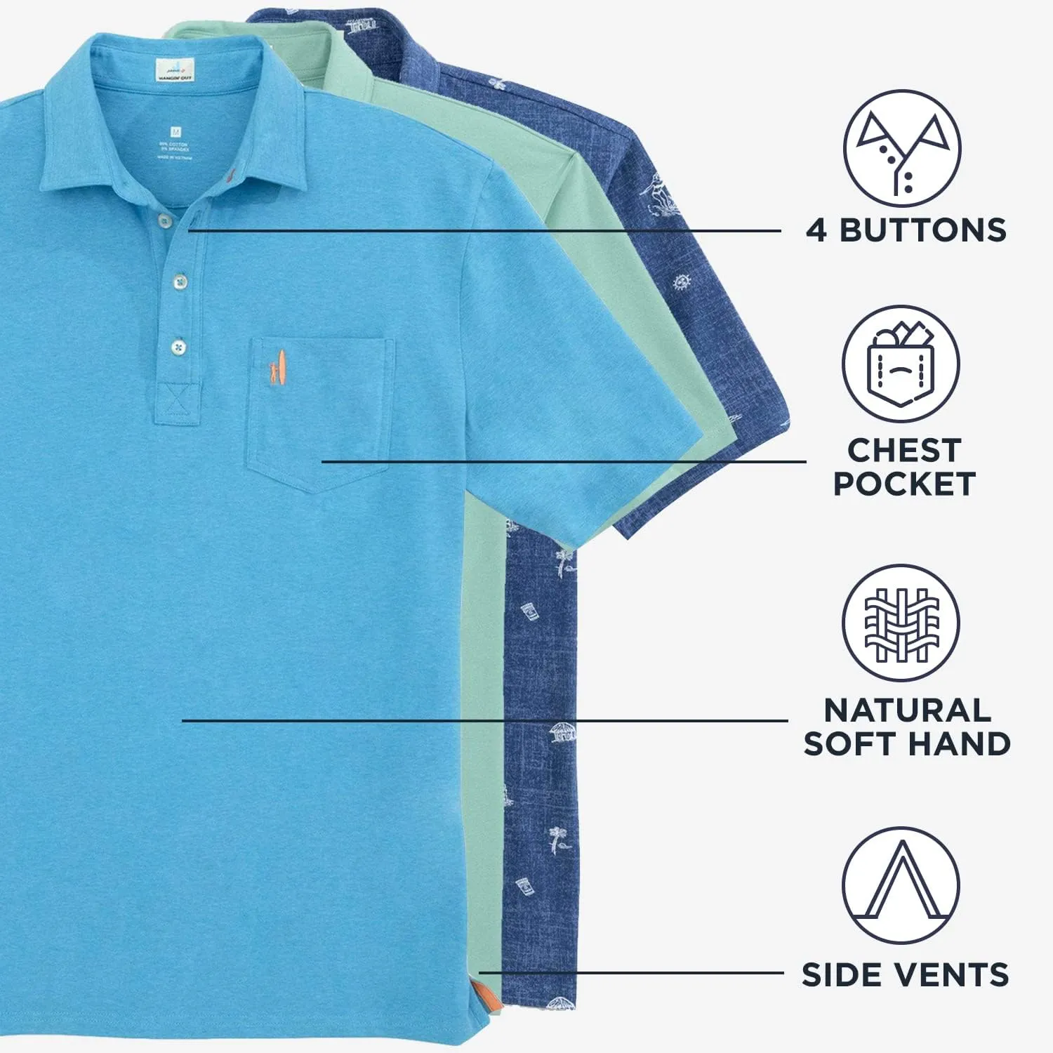 johnnie-O Original 4-Button Polo