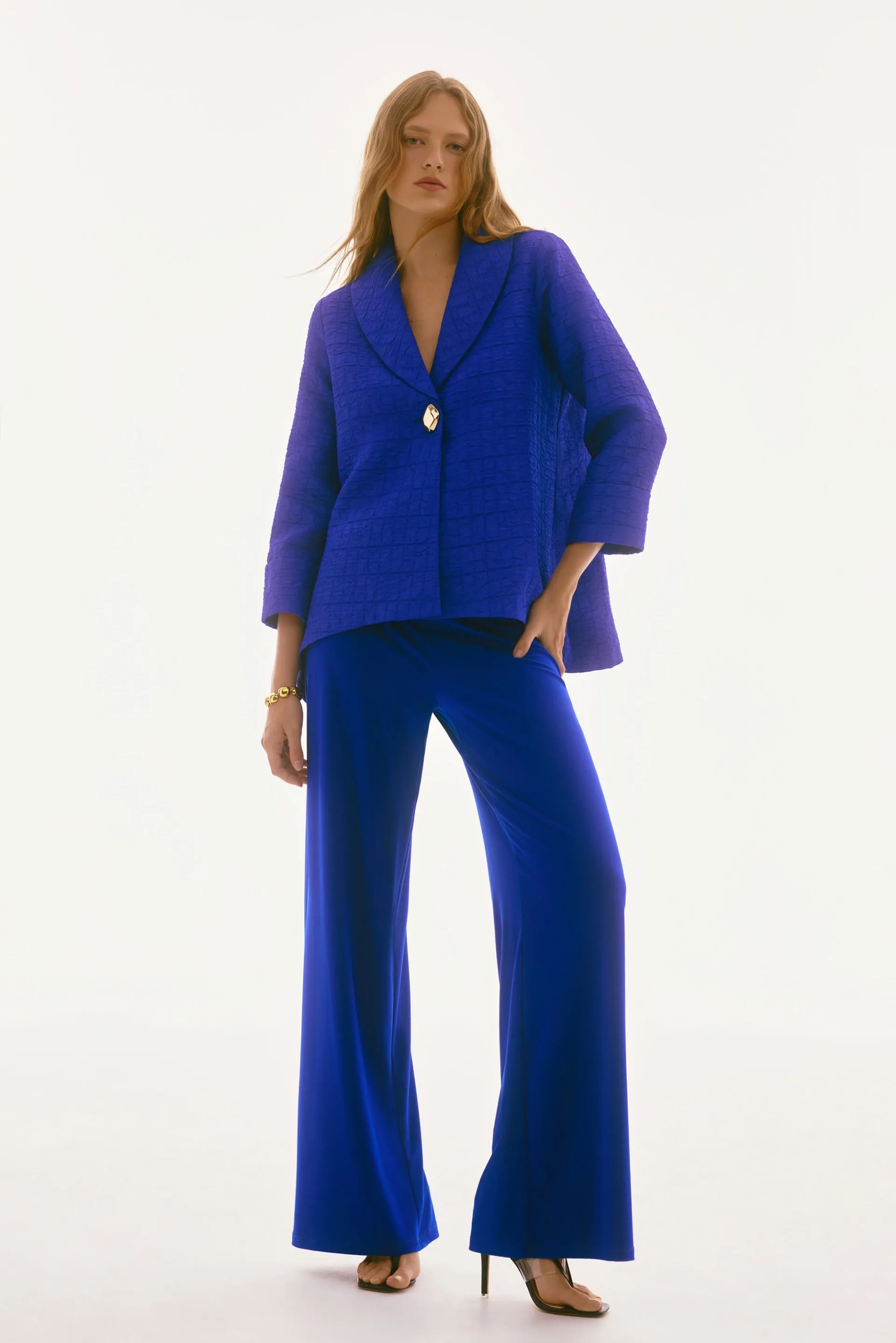Joseph Ribkoff Royal Sapphire Wide-Leg Pants Style 221340