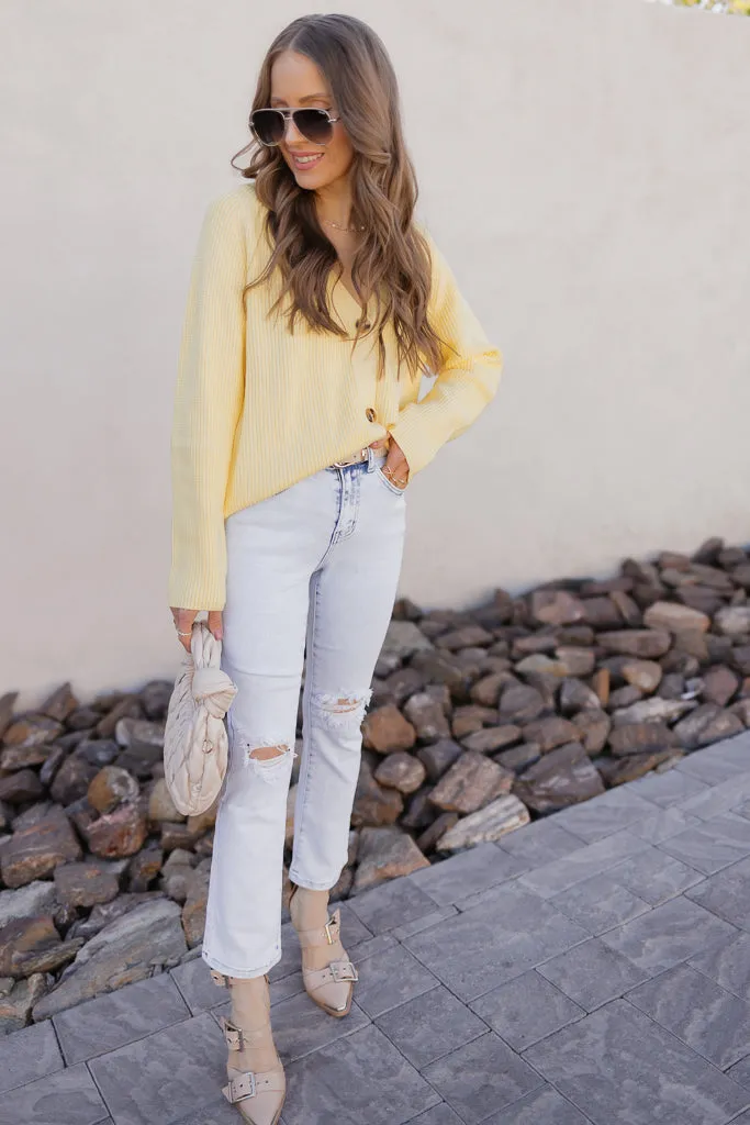 Kancan Cloudline Distressed Straight-Leg Jeans