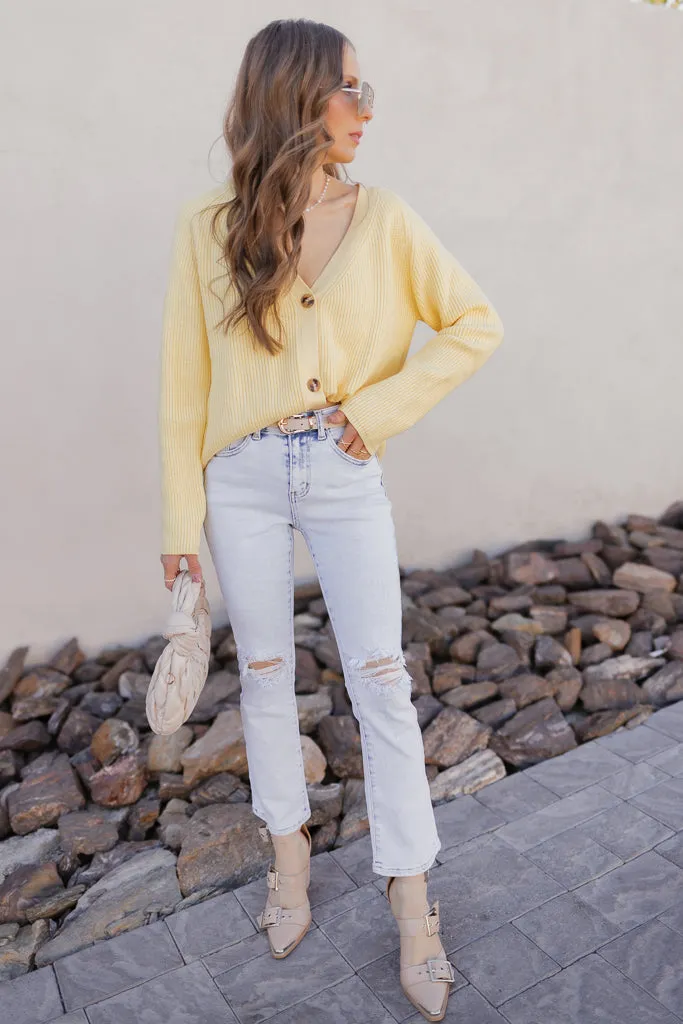 Kancan Cloudline Distressed Straight-Leg Jeans