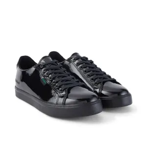 Kickers Tovni Lacer Teen 31-39 BLACK  PAT