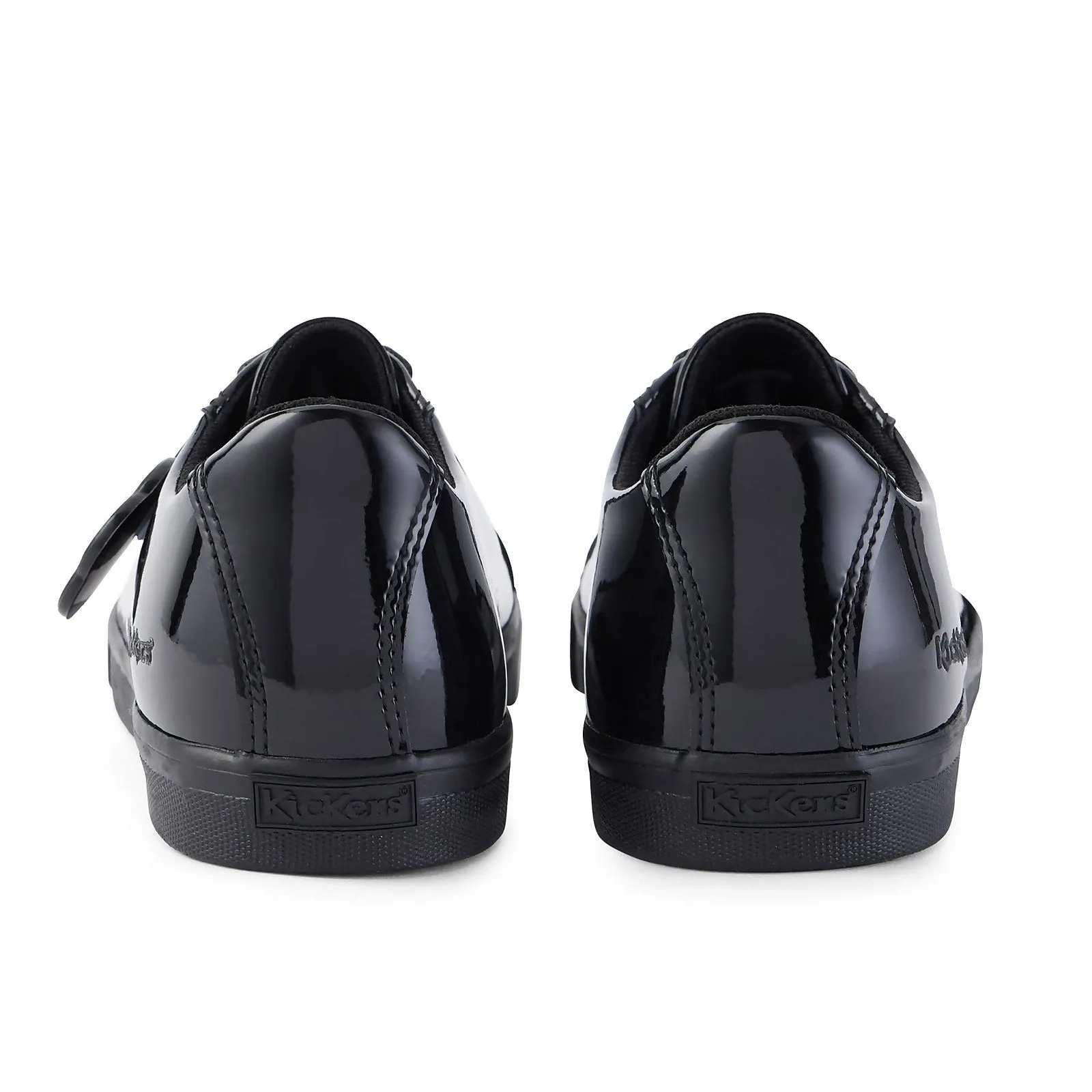 Kickers Tovni Lacer Teen 31-39 BLACK  PAT