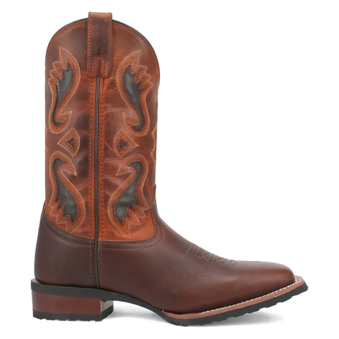 Laredo Men's Smoke Creek Leather Cowboy Boots