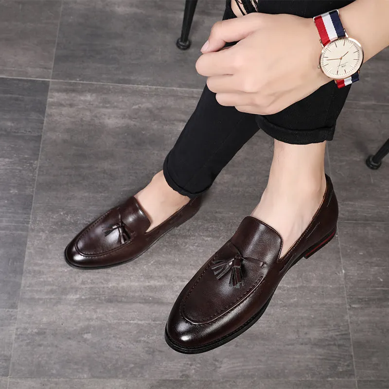 Leather Tassel Loafer
