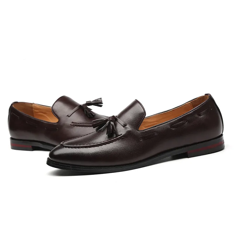 Leather Tassel Loafer