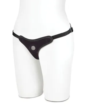 Lux Fetish Velvet Bikini Strap On Harness