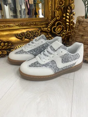 Lydia Glitter Detailed Trainers