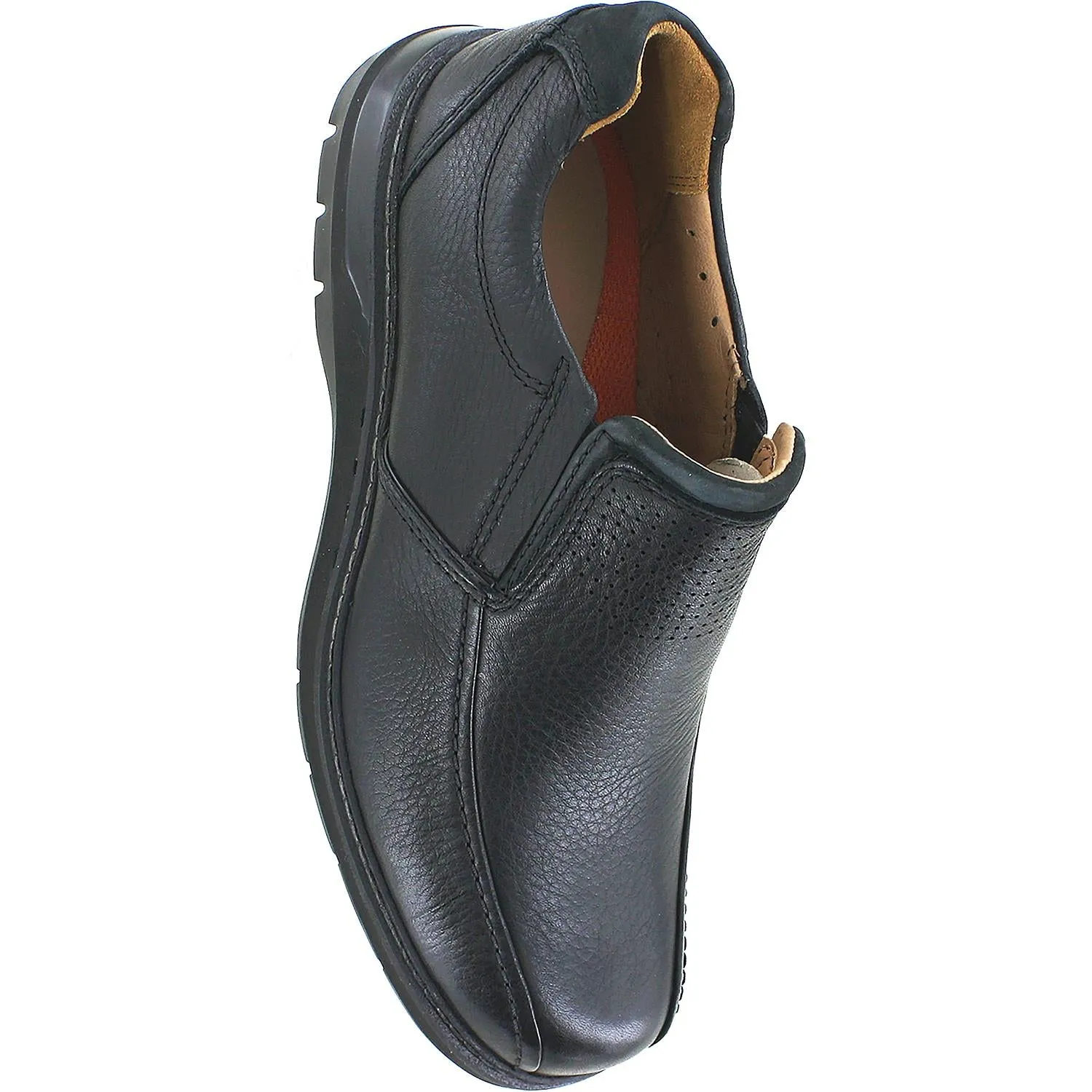 Men's Clarks Un Ramble Step Black Leather