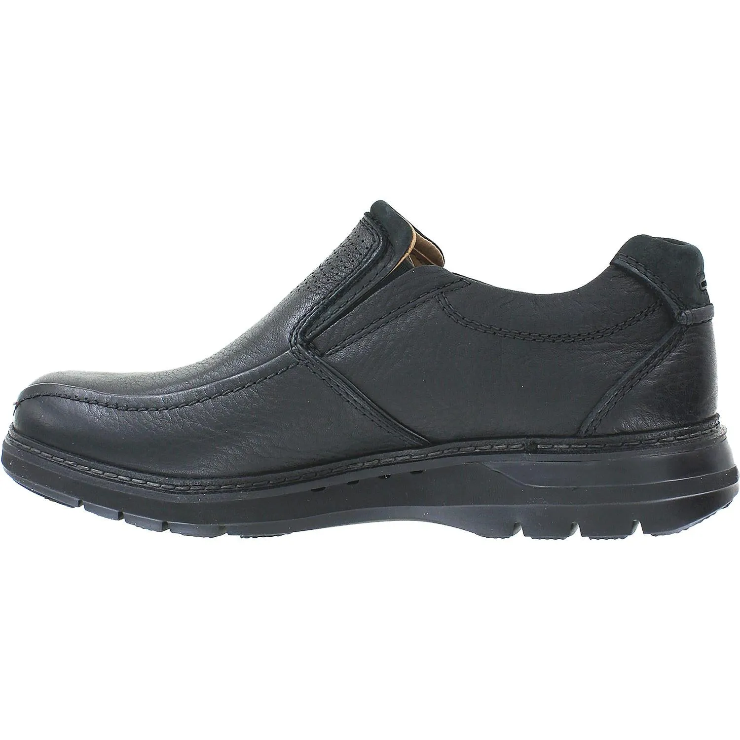 Men's Clarks Un Ramble Step Black Leather