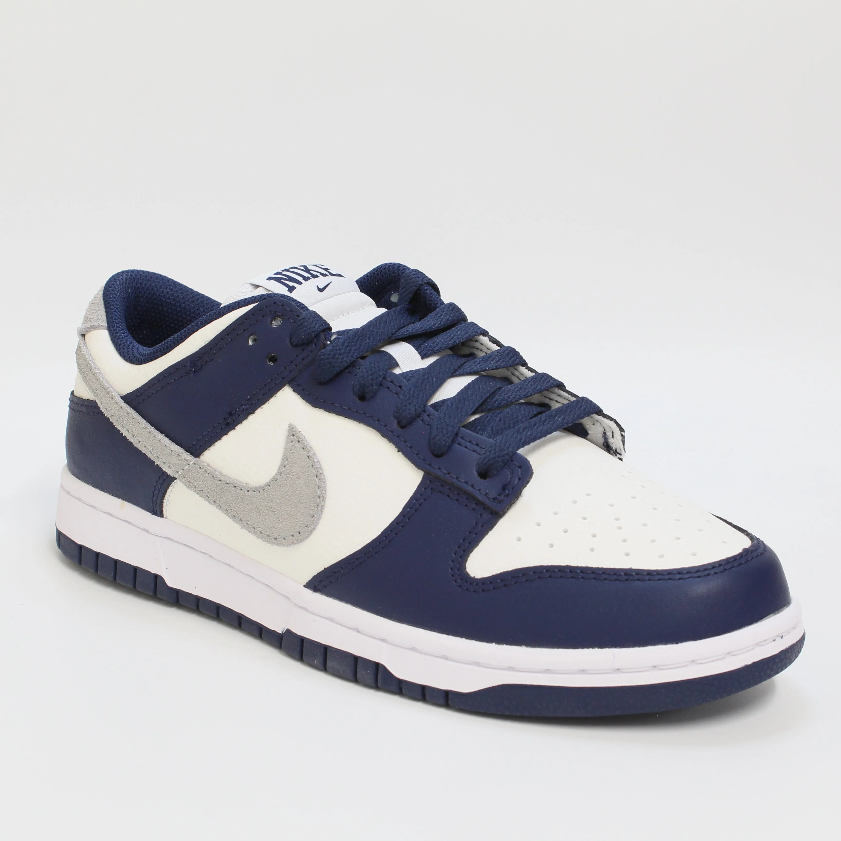 Nike Dunk Low Midnight Navy Lt Smoke Grey Summit White Trainers