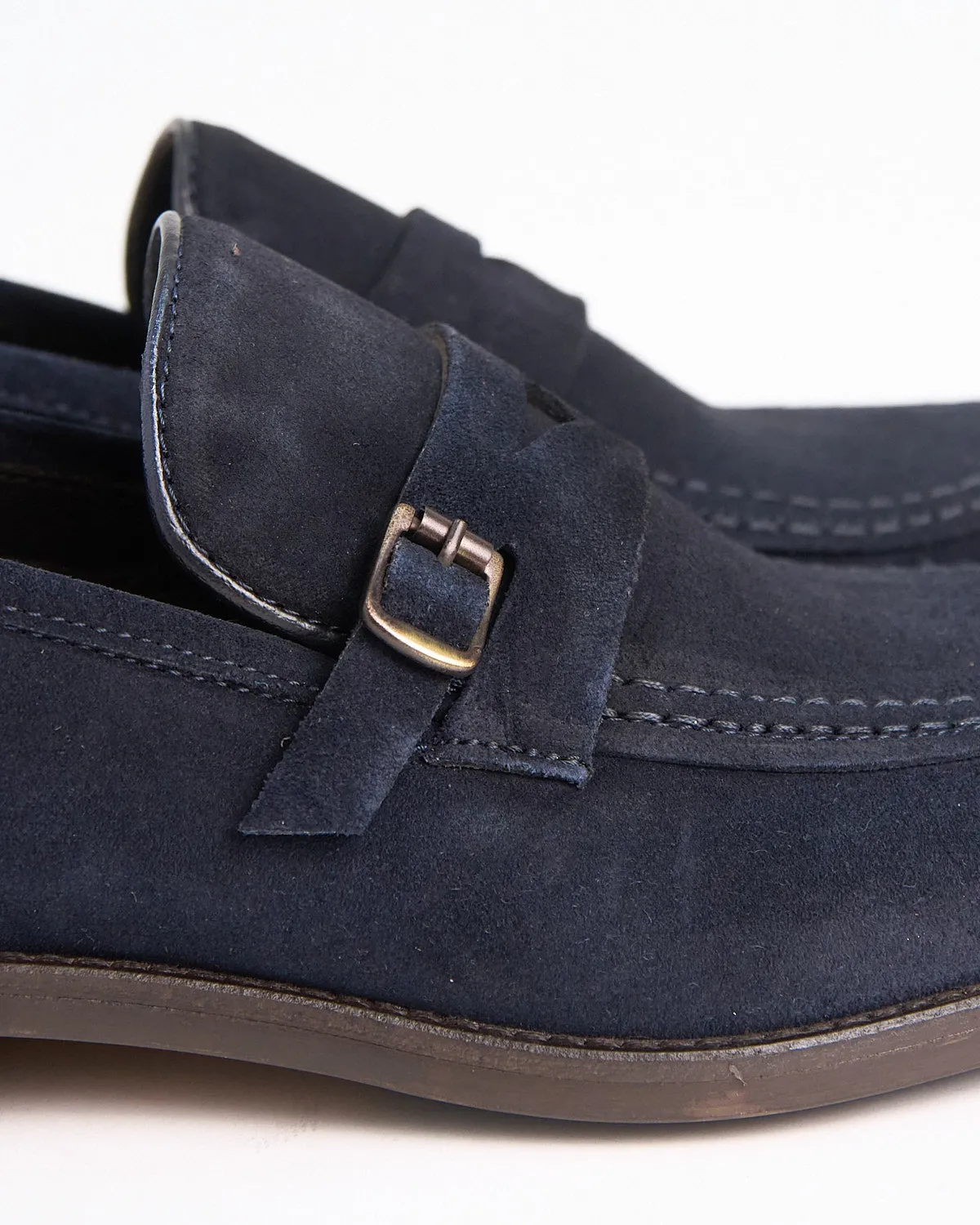 Prussian Suede Monkstrap Loafers