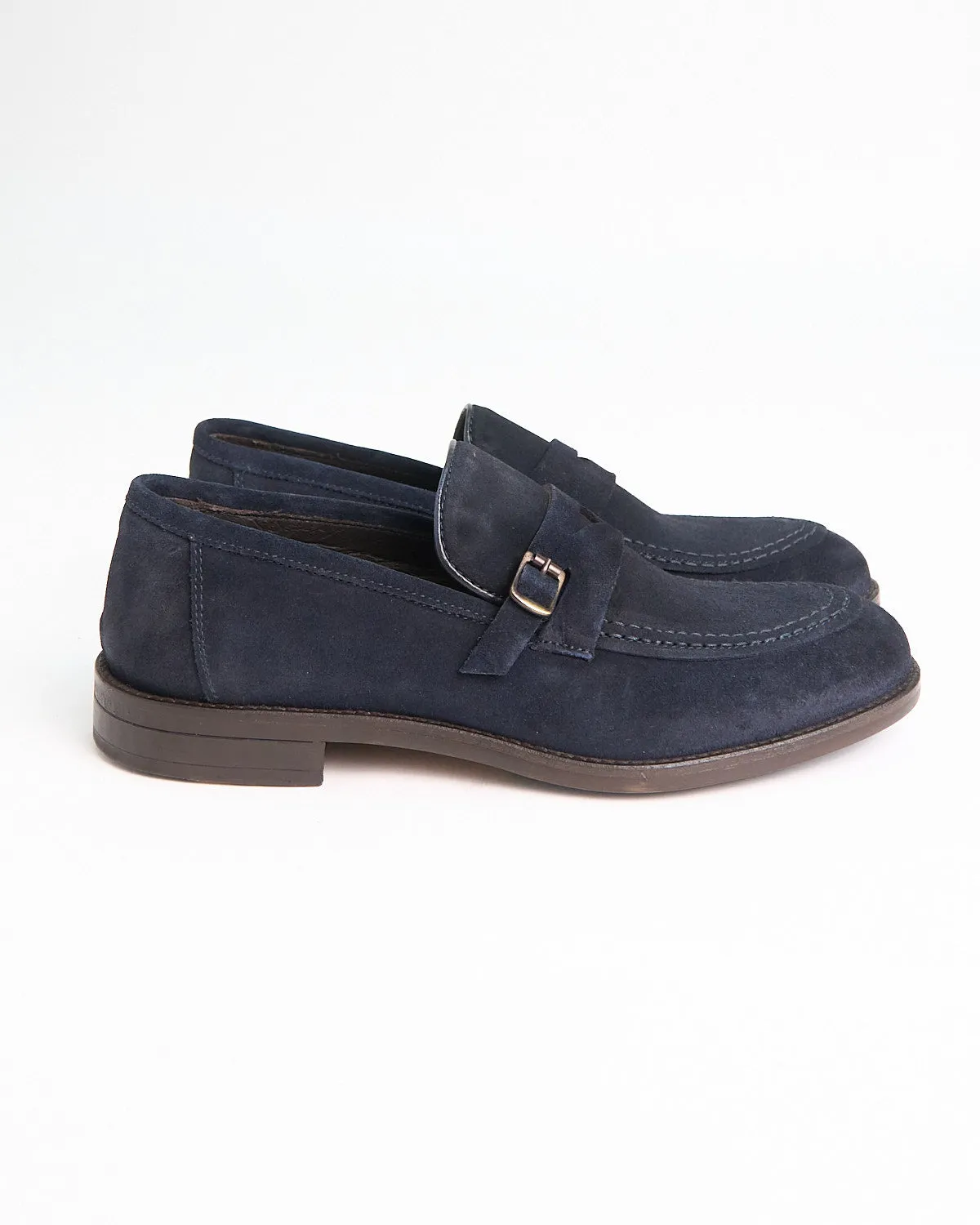 Prussian Suede Monkstrap Loafers