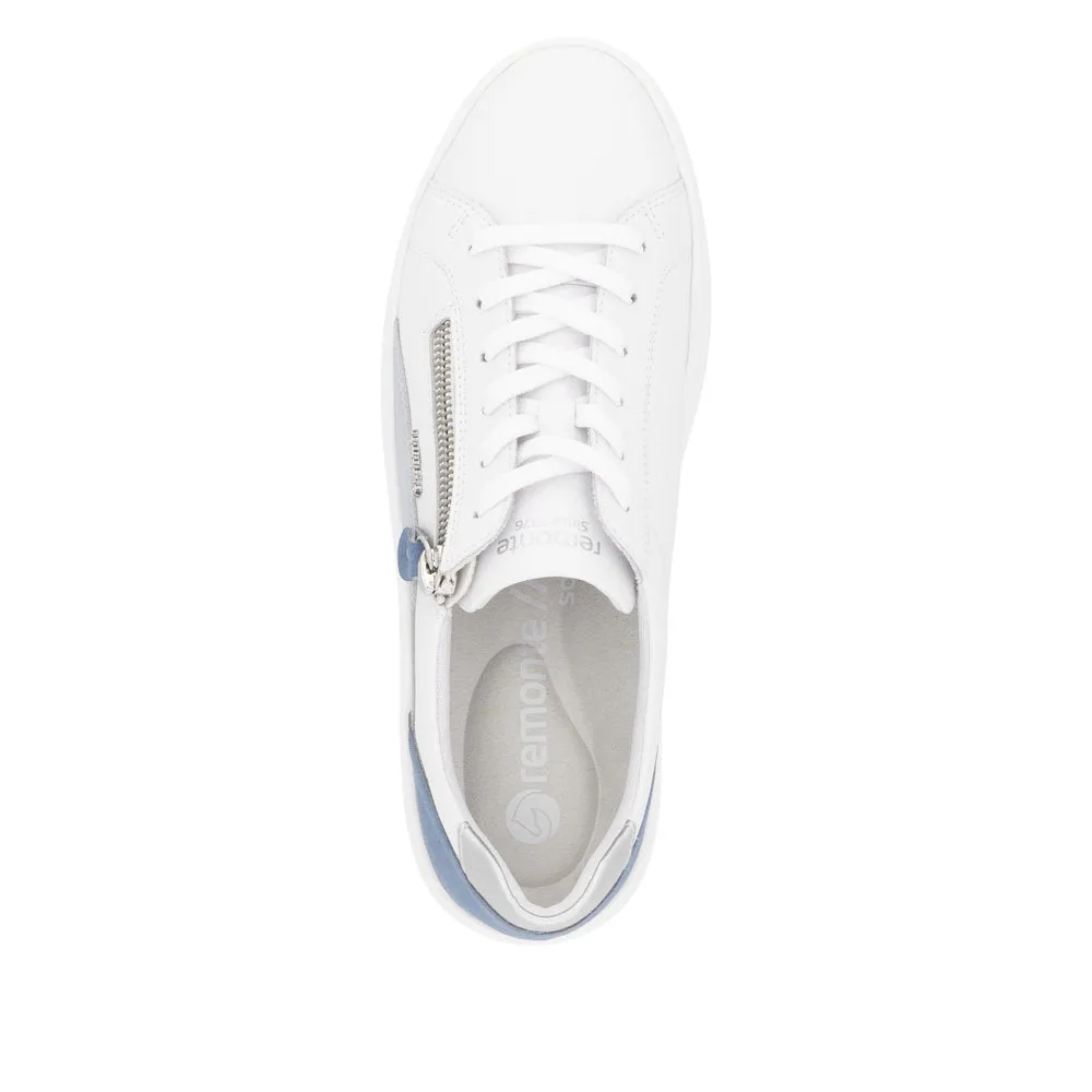 Remonte Ladies Zip Side Flatform Sneaker