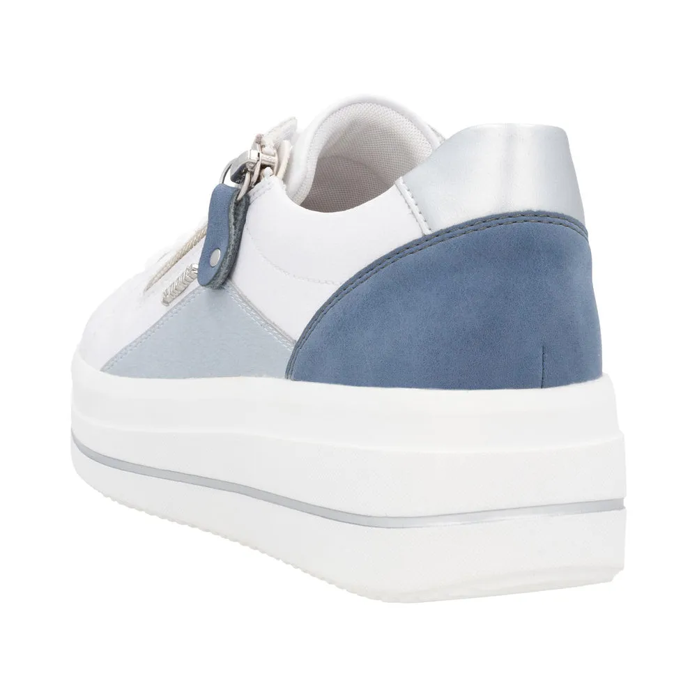 Remonte Ladies Zip Side Flatform Sneaker