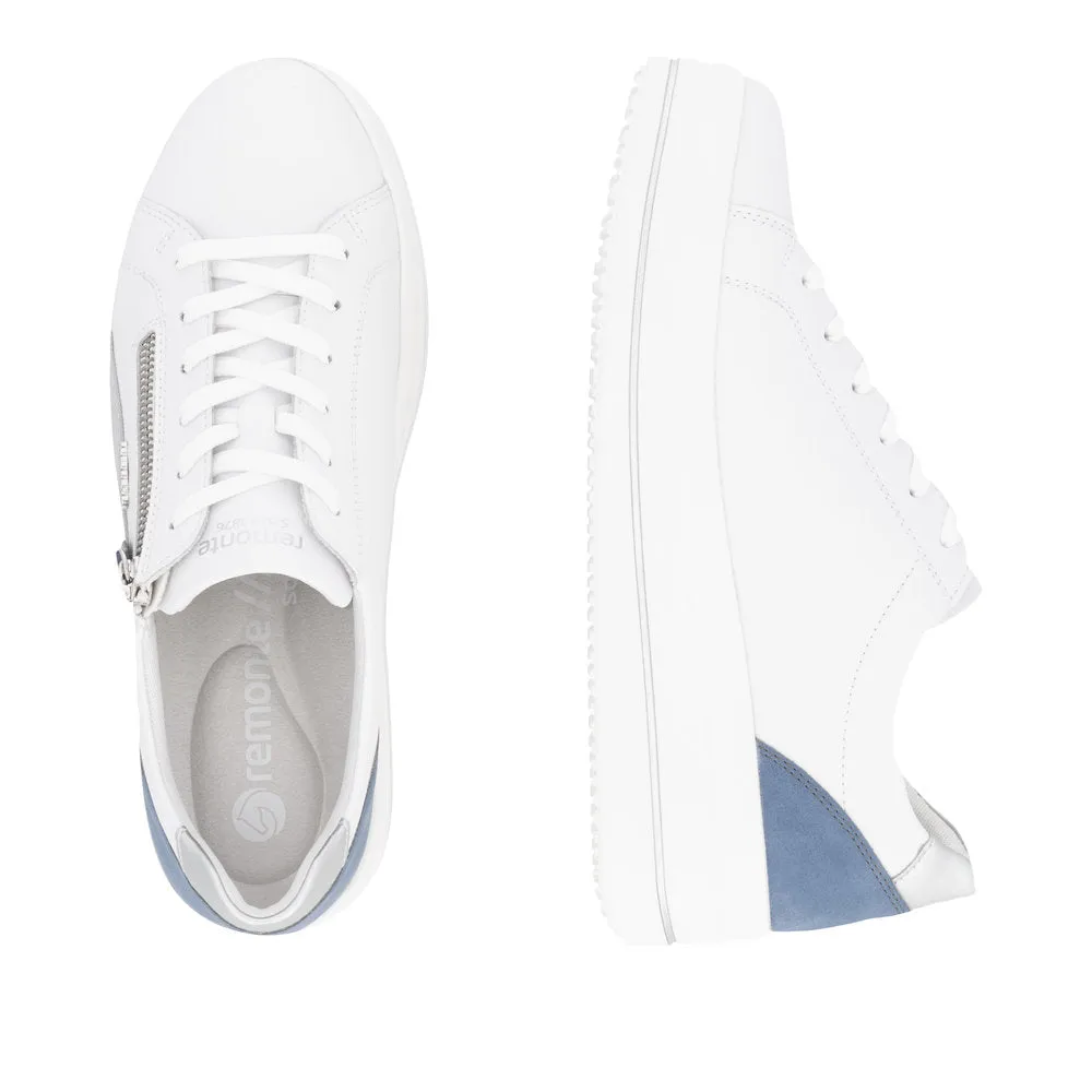 Remonte Ladies Zip Side Flatform Sneaker