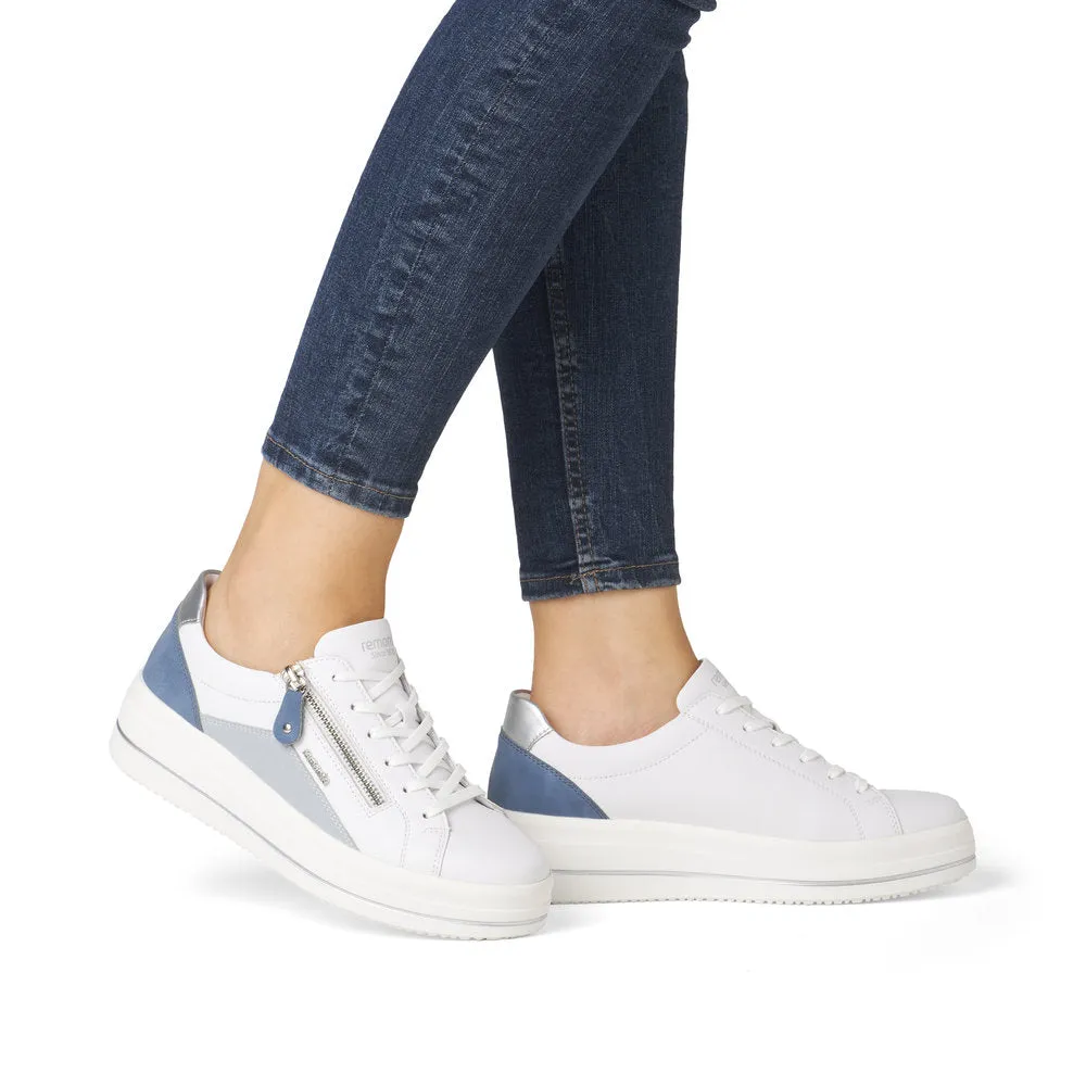 Remonte Ladies Zip Side Flatform Sneaker