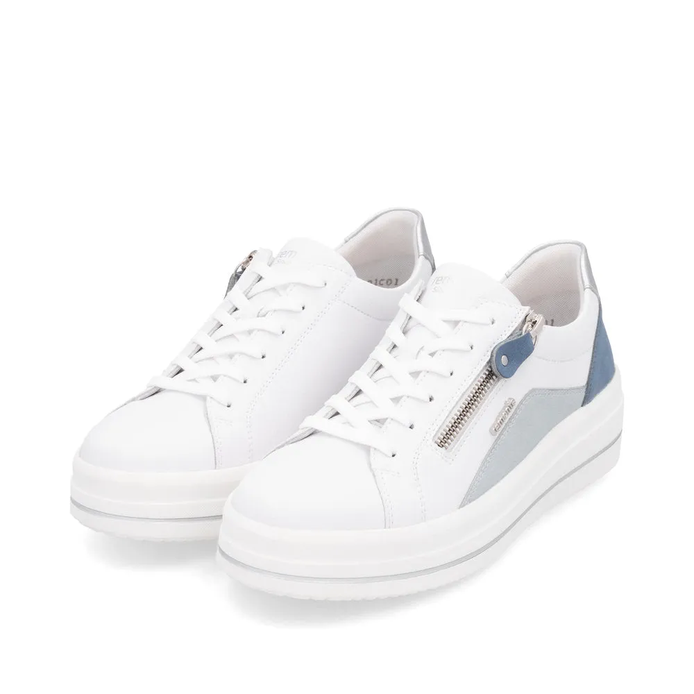 Remonte Ladies Zip Side Flatform Sneaker