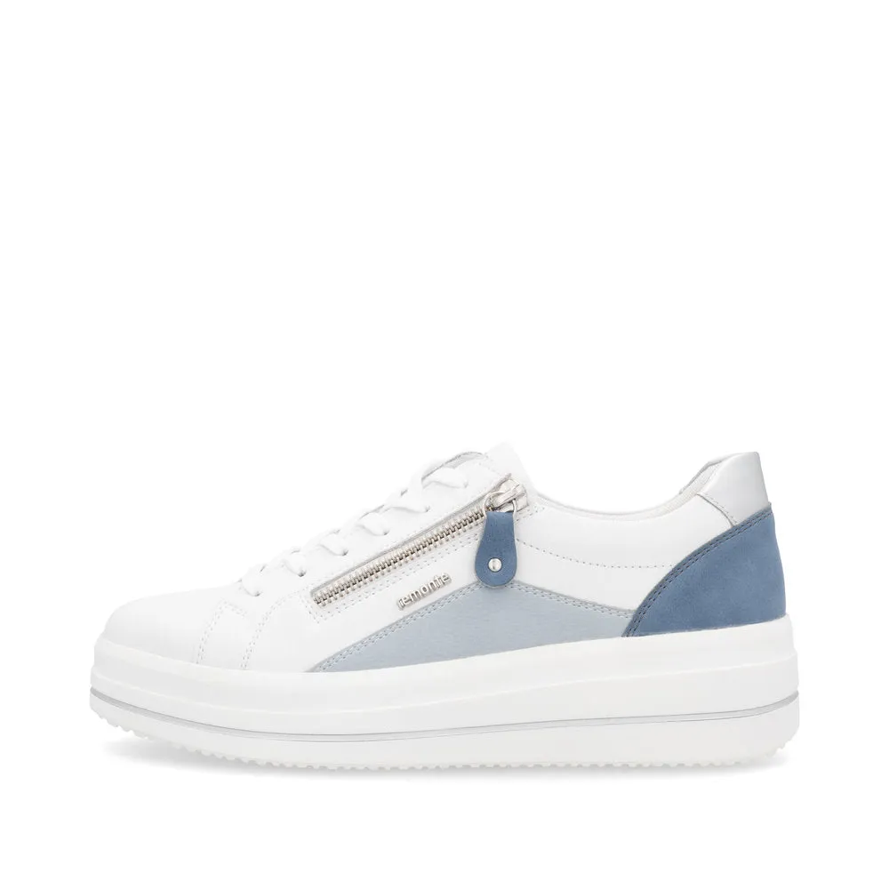 Remonte Ladies Zip Side Flatform Sneaker