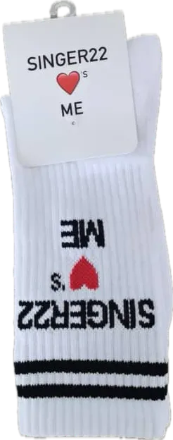 SINGER22 Exclusive SINGER22 ❤️’s ME Socks