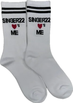SINGER22 Exclusive SINGER22 ❤️’s ME Socks