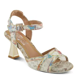 Spring Step Shoes L'Artiste Chatel Sandals Women's Leather Open Toe 3" Heel