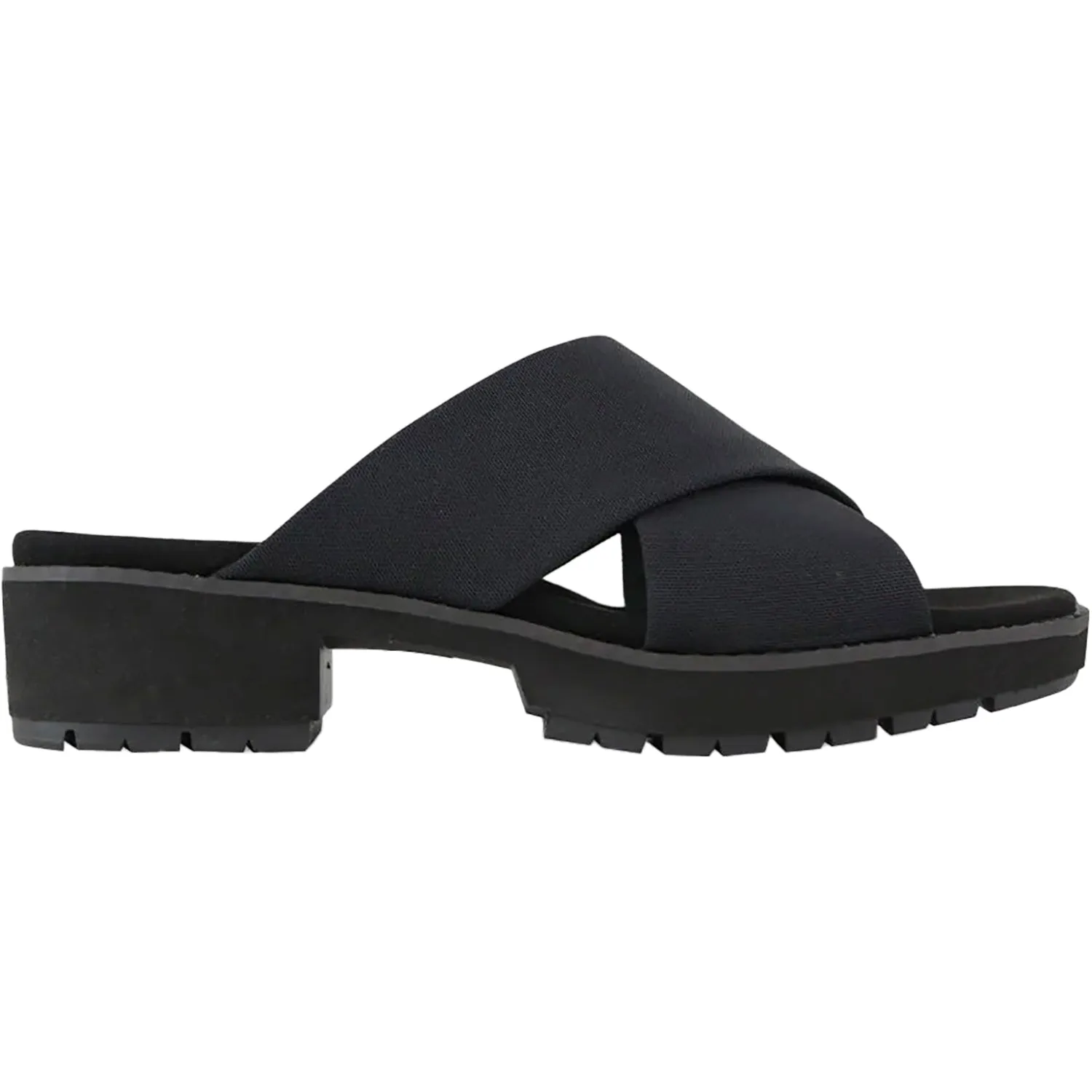 Women's Munro Dekkie Black Stretch Fabric