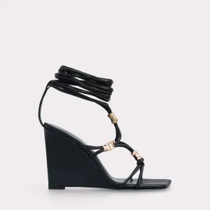 ZILLY 03 BLACK LEATHER PUMPS